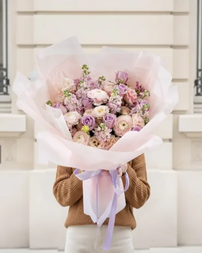 Lady Lavender – A Soft-Hued Bouquet