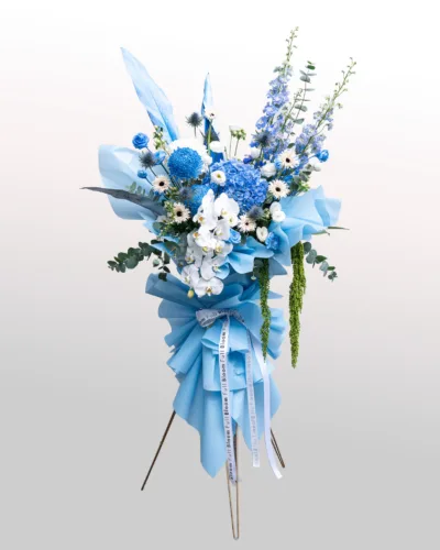 Blue Diamond - Premium Blue Flower Stand