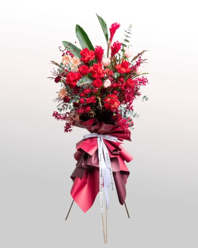 Red Prestige - Premium Red Flower Stand