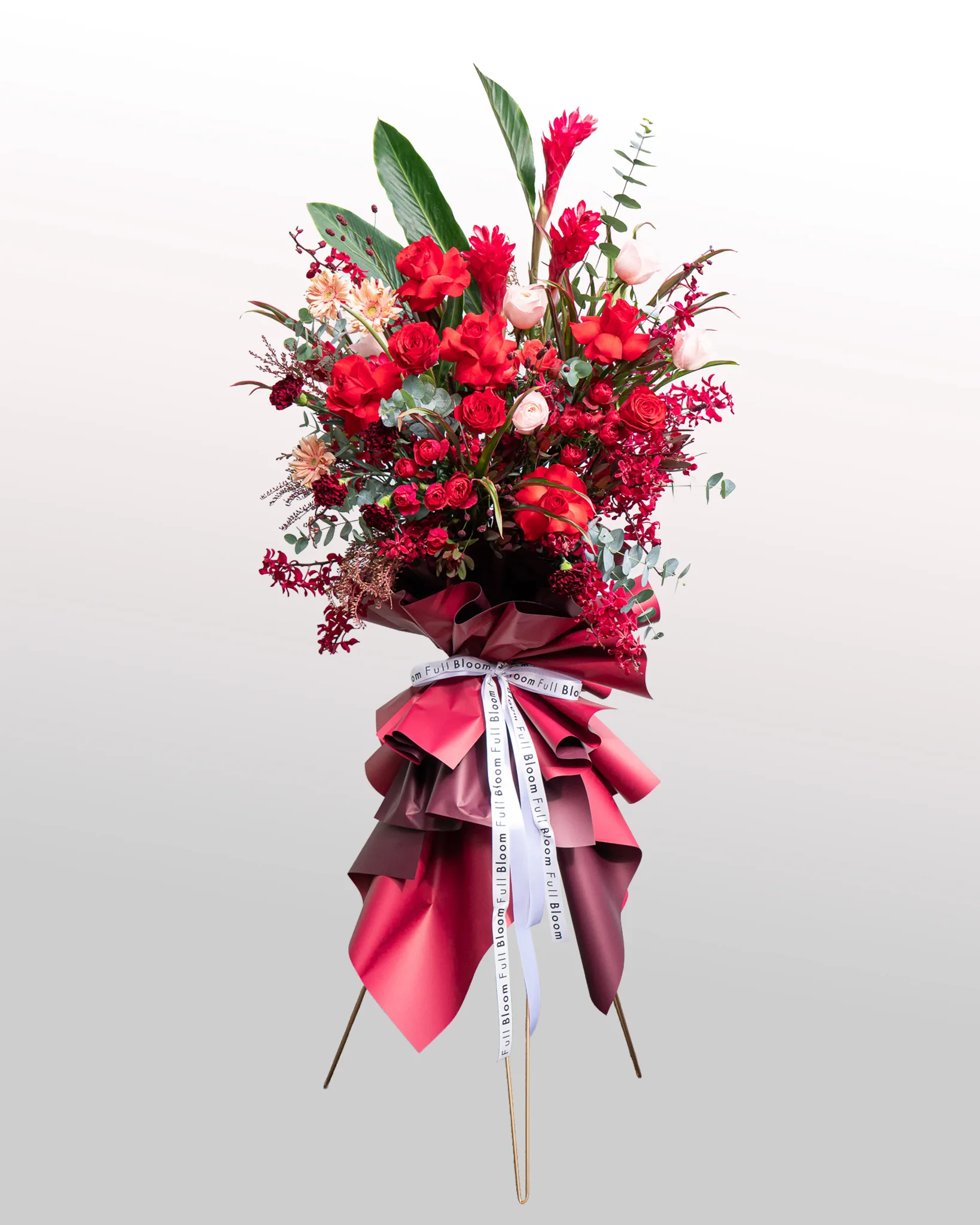 Red Prestige - Premium Red Flower Stand