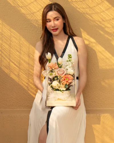 Pure Note - Soft & Sweet Flowers in Clear Box