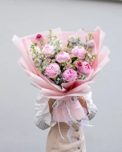Angelic Pink - Seasonal Peony Bouquet