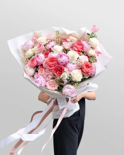 Melody of May - Exquisite Peony Bouquet